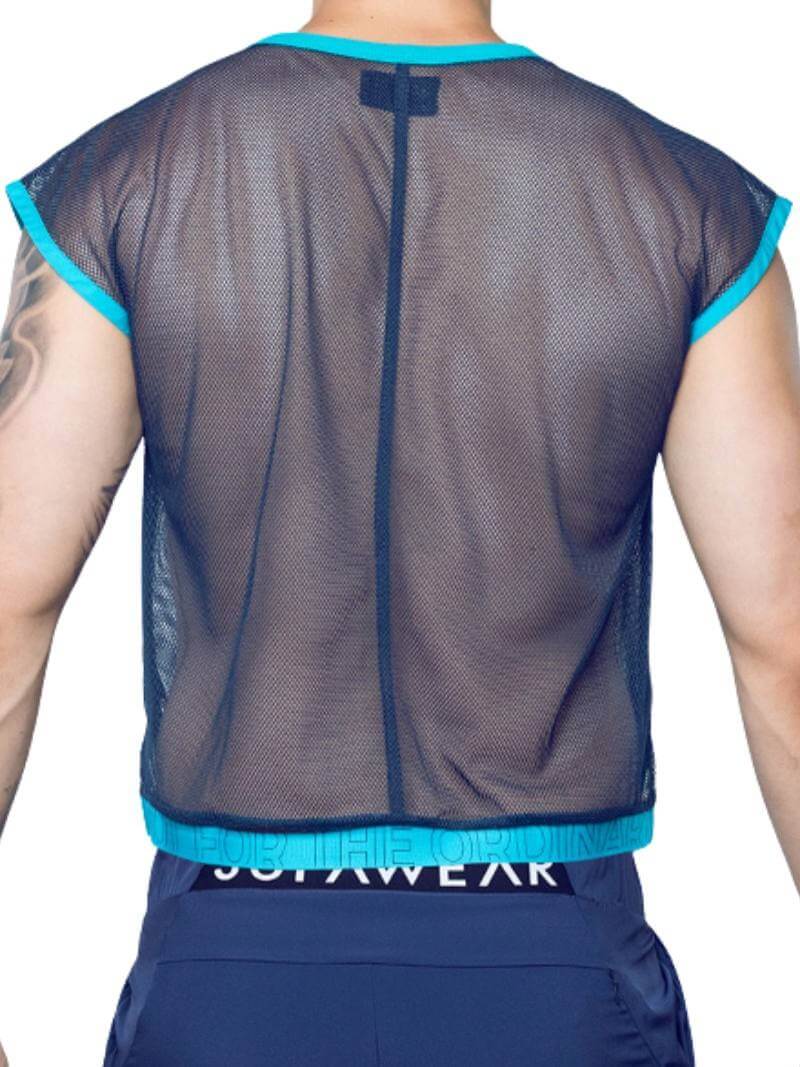 Men's Supawear Neon Mesh Cropped Tank Top