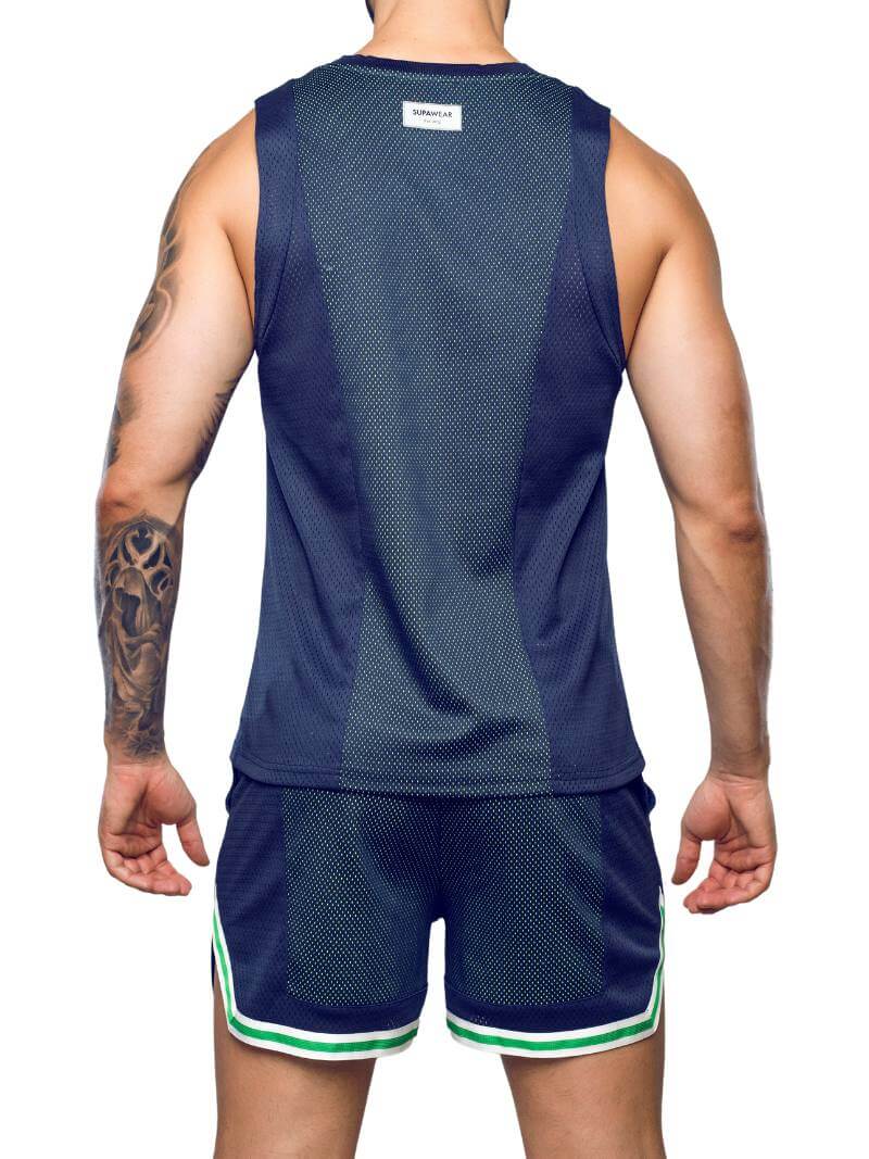 Men's Supawear Swish Mesh Mid-Thigh Sports Shorts