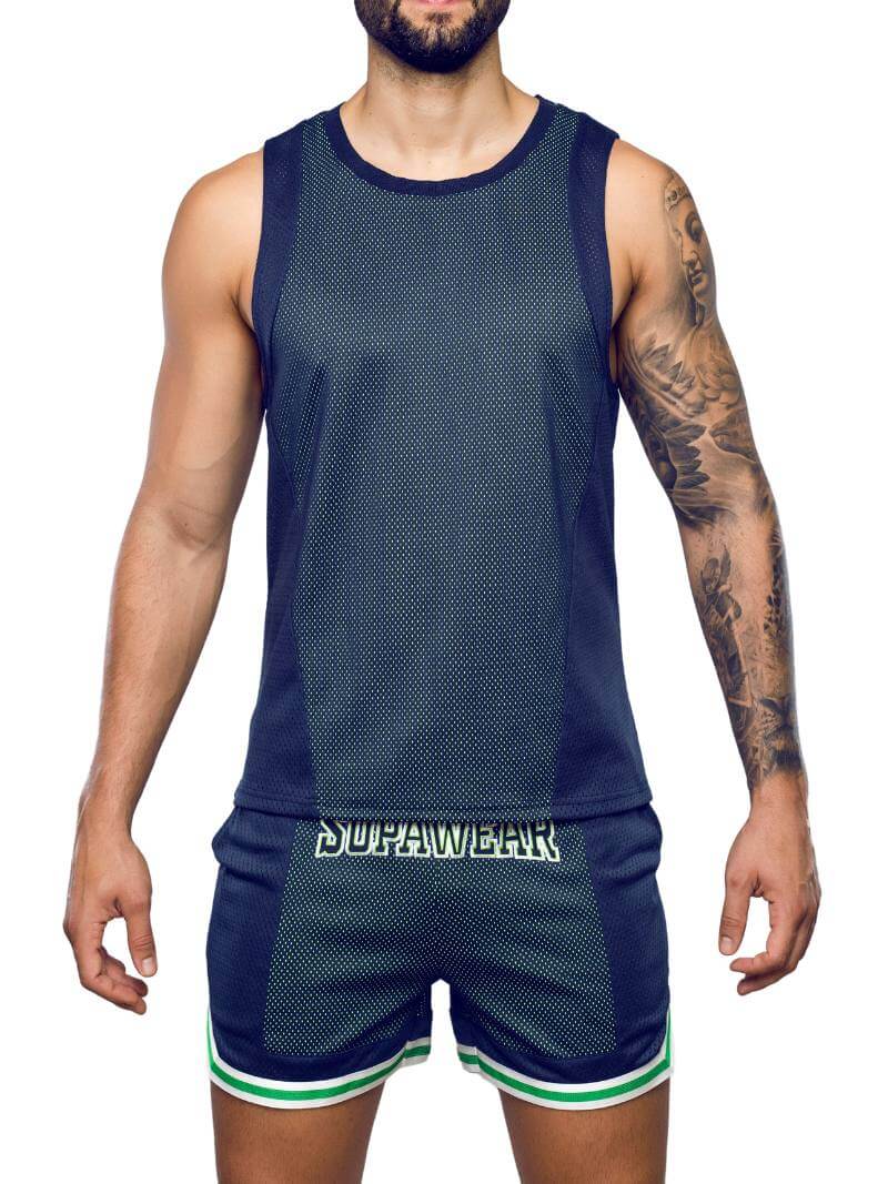 Men's Supawear Swish Mesh Mid-Thigh Sports Shorts