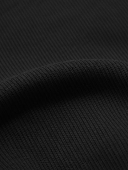 Close-up of black textured fabric