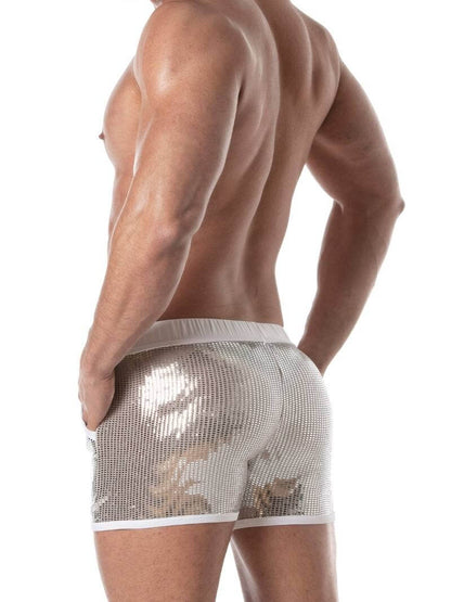 Mens TOF Paris Glitter Short-Leg Short