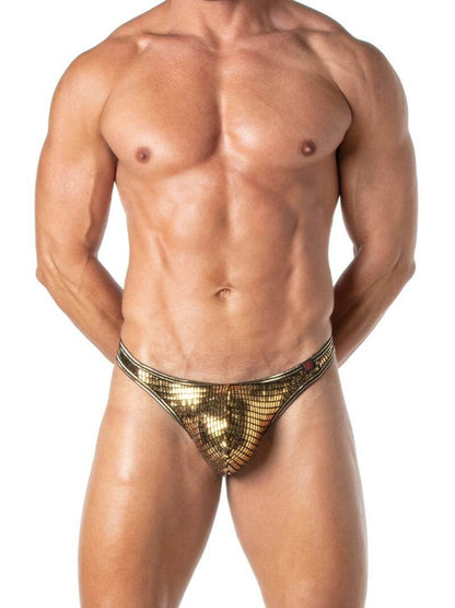 Mens TOF Paris Glitter Thong