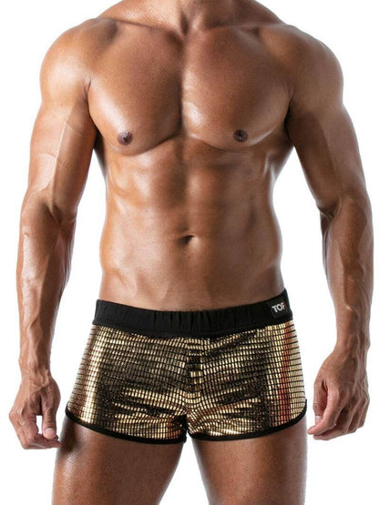 Mens TOF Paris Glitter Mini Short