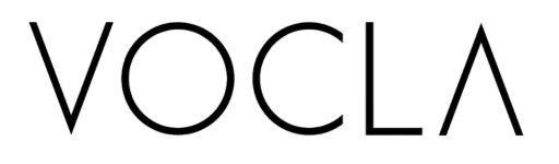 VOCLA Brand Logo in Black with Transparent Background
