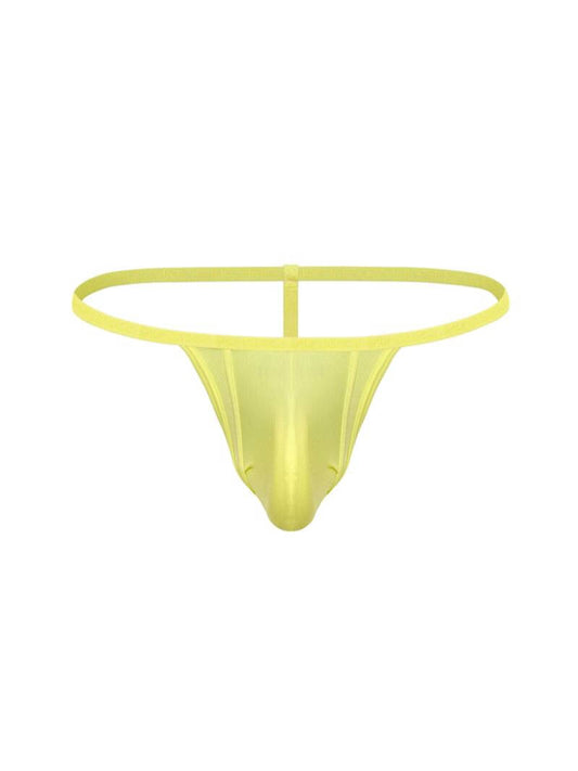 SUKREW Men's Rhythm Cotton T-String in Yellow