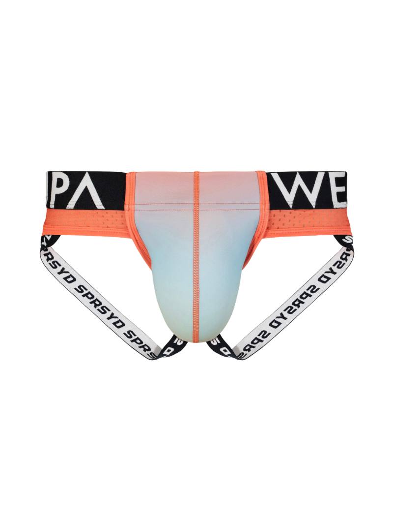 Men's underwear with branded waistband on a white background
